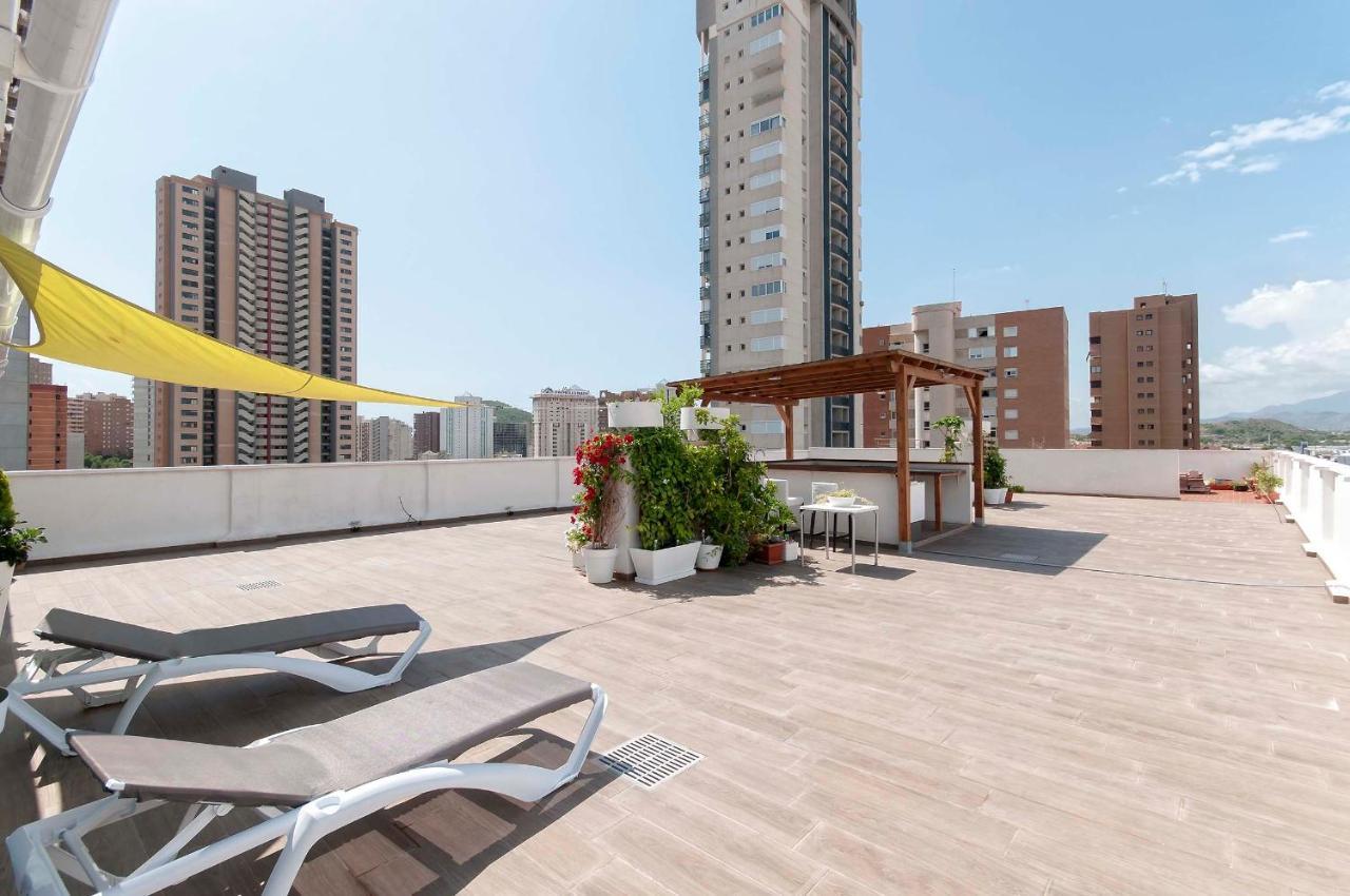 Atico Con Enorme Terraza Y Chill Out Particular Διαμέρισμα Μπένιντορμ Εξωτερικό φωτογραφία